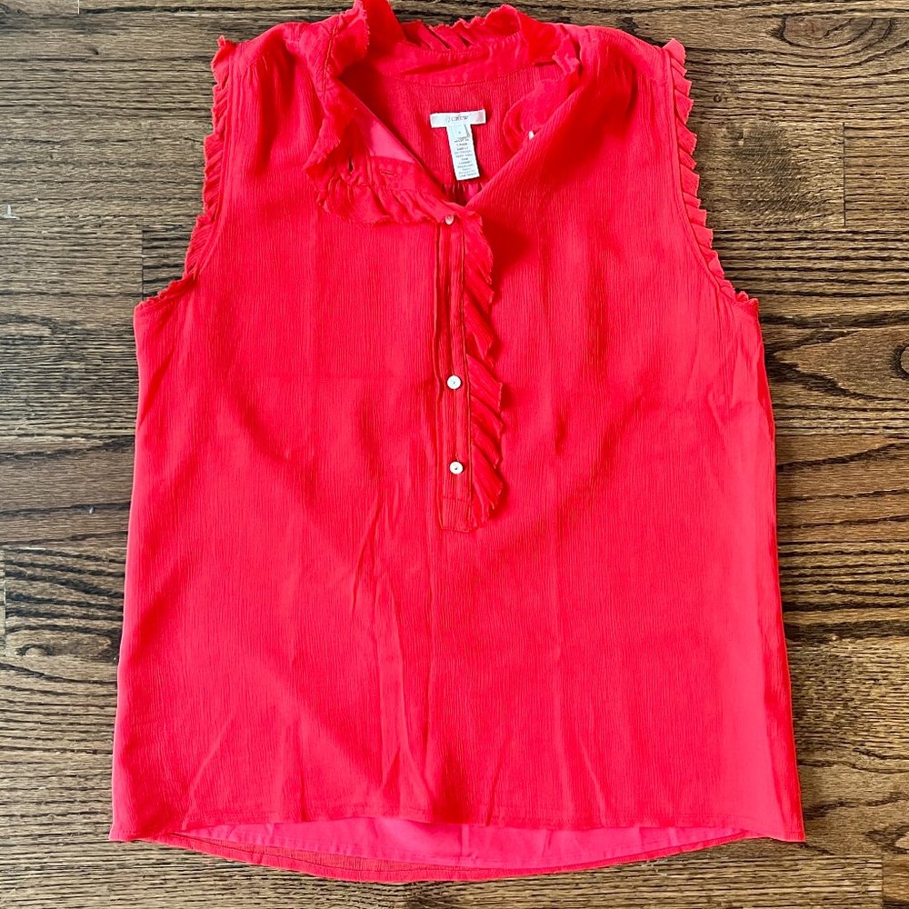 J. Crew Natasha Sleeveless Silk Top - Size 8
